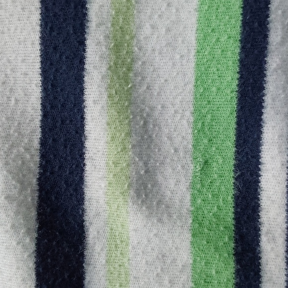 Alfred Dunner XL stripe crewneck pullover 3/4 sleeve straight hem w side split - Picture 9 of 9